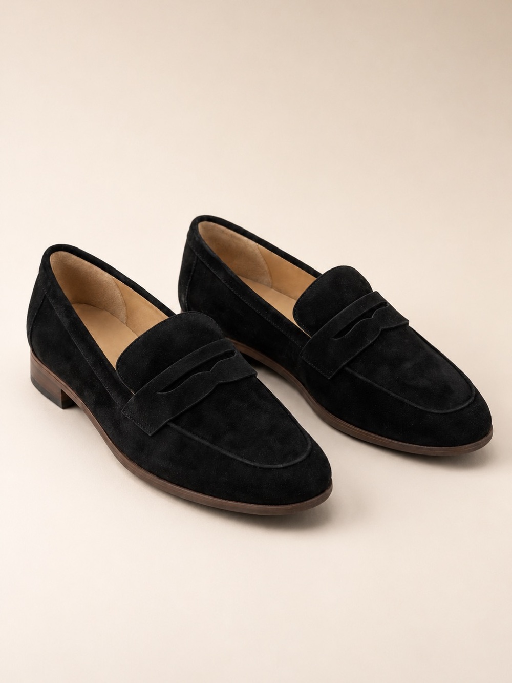 Quince Women's Italian Suede Penny Loafers size 10 NEW # Box 908